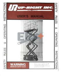 UpRight 060592-000 User Manual, XL-19B