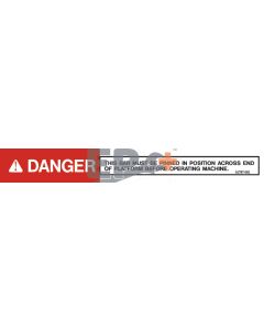 UpRight 061787-001 Label, Danger