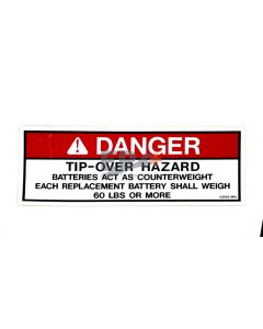 UpRight 062562-001 Label, Danger