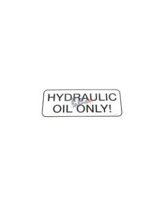 Terex 3-1257-1 Decal, Hydraulic Oil