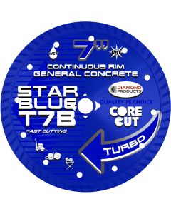 DIAMOND PRO 74961 7x.95x7/8 star blue turbo blade  - EParts Plus