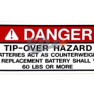 BATTERY OUT- TIPOVER