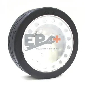 TIRE/RIM,12X4,W/BR,MOLD,GREY,3